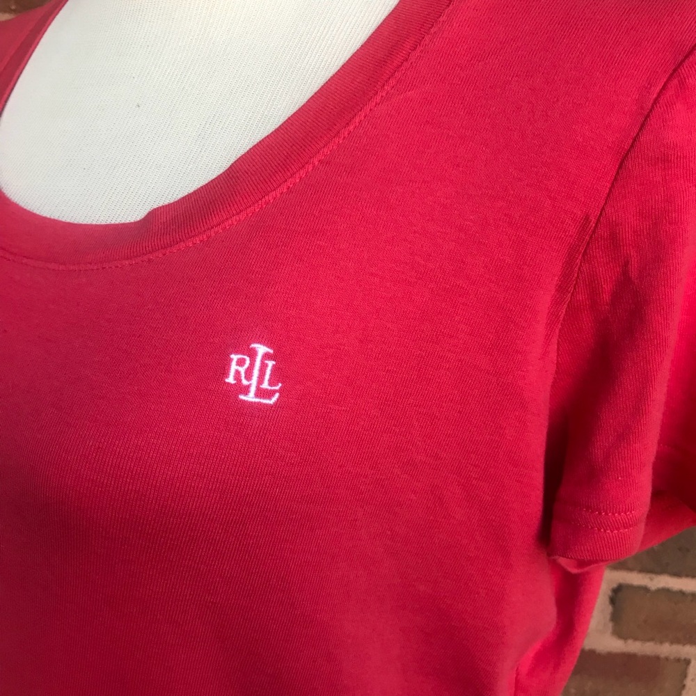 ⭐️3for$15 Ralph Lauren Shirt Green Label Pink XL